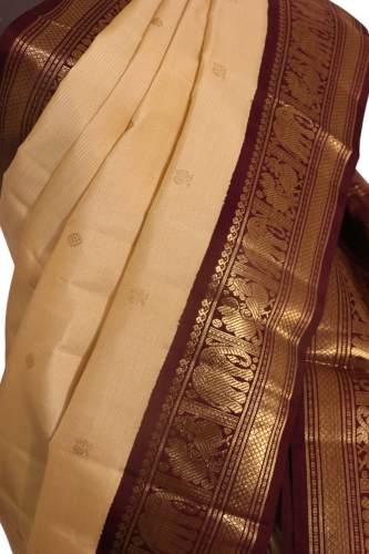 Pure Handloom Kanjeevaram Silk Saree